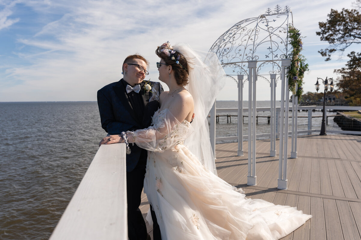 DMV waterfront wedding